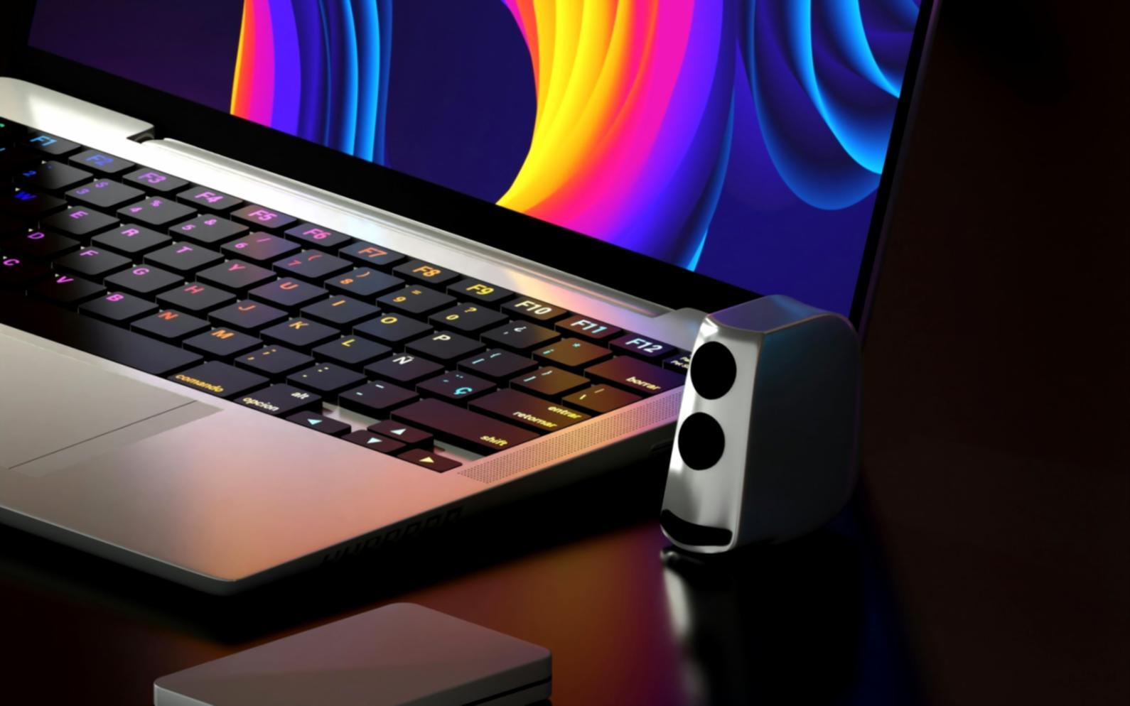 Screenshot del progetto finale di uno studente che mostra un livello di gioco ambientato in una città futuristica